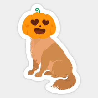 labrador retriever is a Jack-o-Lantern Sticker